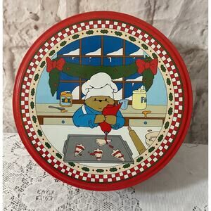 1991 Vintage Paddington Bear Tin Christmas Please Look After This Bear!